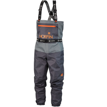 Полукомбинезон забродный NORFIN PILOT STOCKINGFOOT GRAY р.MS